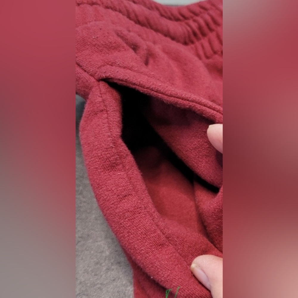Betty Boop Graphic Burgundy Elastic Drawstring Joggers w/Pockets size L 11/13 - Picture 8 of 9
